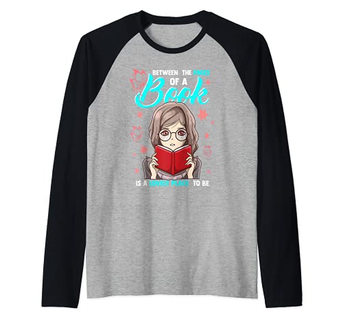 Book Lovers Gifts for Girls Floral Woman Book Lover Reading Camiseta Manga Raglan