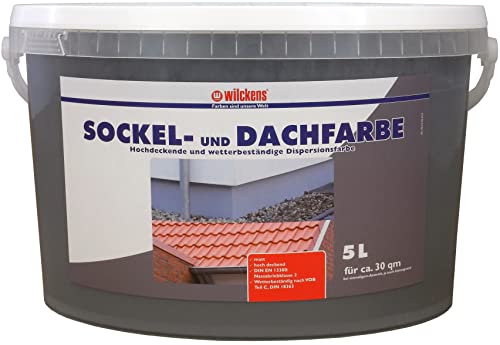 Wilckens Sockel- und Dachfarbe matt, 5 l, Schiefer