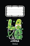 love cma life nurse gnome st patricks day gift notebook: cute lined journal for nurses and medical workers. perfect for nurses week gifts 6x9 110 pages