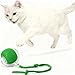 BOSBTMYX 電動猫のおもちゃボール、噛みつきにくく、落下しにくい、自動の猫じゃらしボールで、猫のエネルギーを消費するのに役立ちます