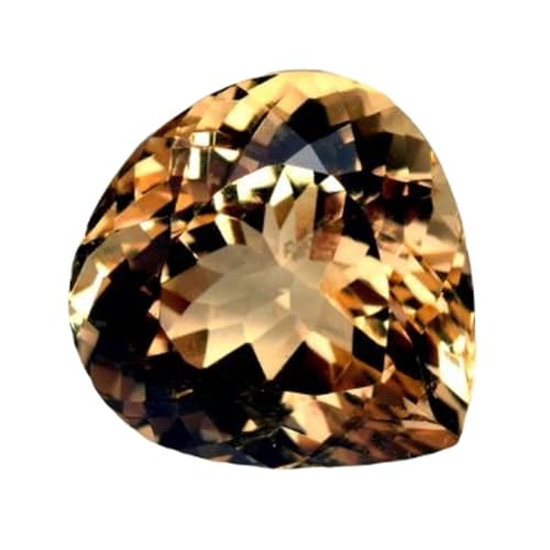 Pierre en citrine naturelle pour fabriquer un collier ou pendentif solaire