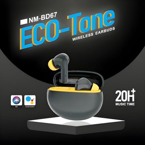 Image of LastN NM-BD67 True Wireless Earbuds 20H Music time, 90H Playtime, Fast Charging, BT v5.0 with Water Resistance