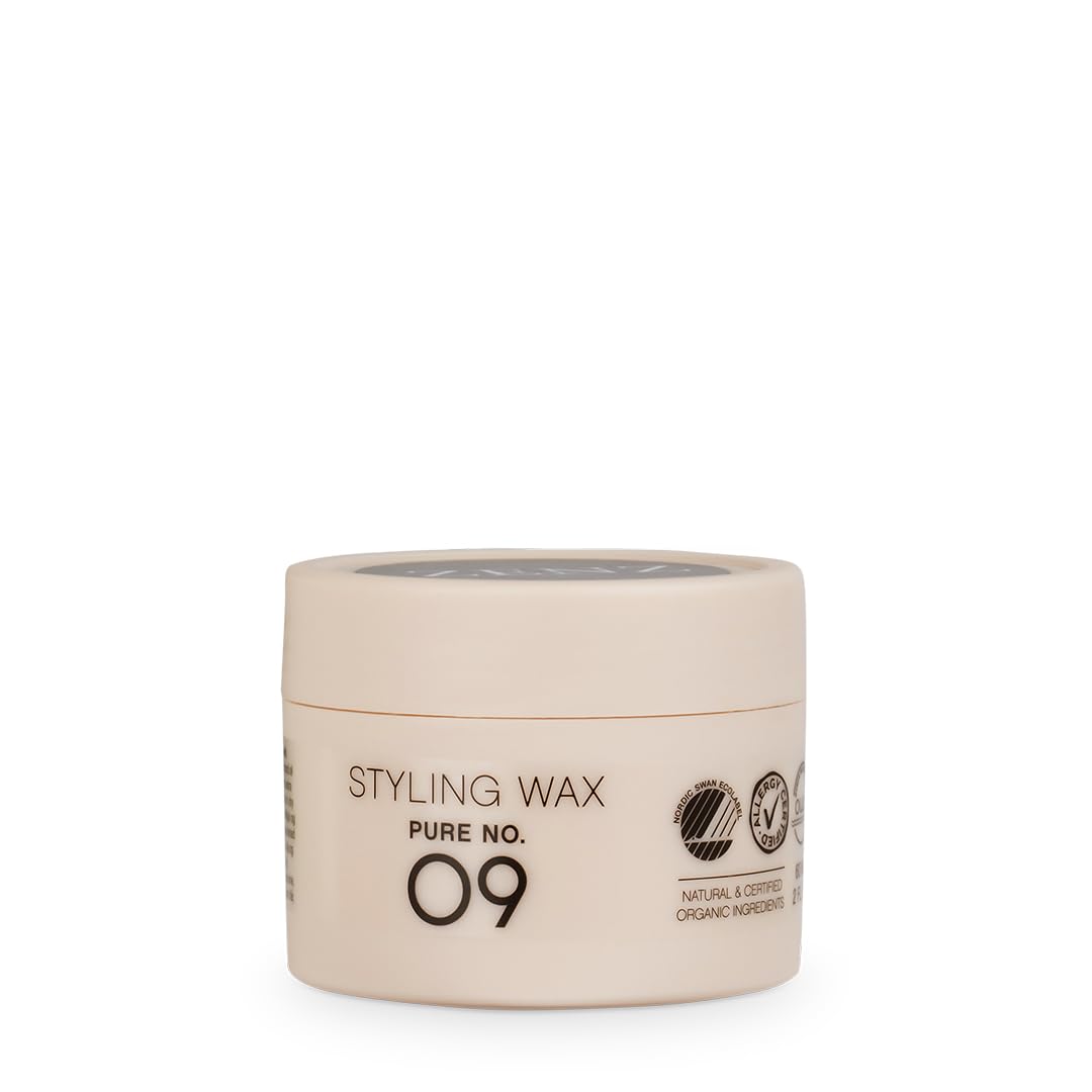 ZENZ Pure No. 09 Hair Wax, 60 ml, Fragrance-Free & Allergy