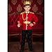 Prince Charming Costume for Kids Boys Royal Prince King Outfit Party Cosplay 4-6T Red