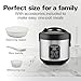 Hamilton Beach Digital Programmable Rice Cooker & Food Steamer, 8 Cups Cooked (4 Uncooked), With Steam & Rinse Basket, Stainless Steel (37518)