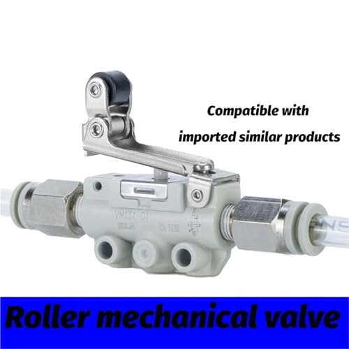 Válvula de rodillo mecánico para control de aire en procesos industriales 8