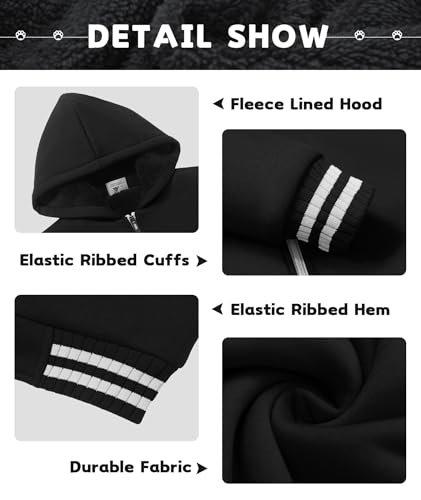 Image of SWISSWELL Unisex Boys Girls Fleece Hoodie Sherpa Lined Jacket Zip Up Hooded Sweatshirt Winter Outerwear for Kids