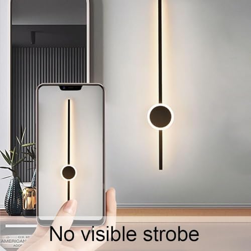 Aplique de pared lineal LED con mando para salon modern strip 5