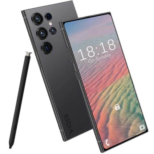 viqee 5G Android 14 Smartphone Handy Ohne Vertrag, 8+256GB Dual SIM 6.8\" HD-Bildschirm 6000mAh Akku 21+8MP Kamera, Simlockfreie Handys/OTG/Face ID,Schwarz viqee 5G Android 14 Smartphone Handy Ohne Vertrag, 8+256GB Dual SIM 6.8\" HD-Bildschirm 6000mAh Akku 21+8MP Kamera, Simlockfreie Handys/OTG/Face ID,Schwarz