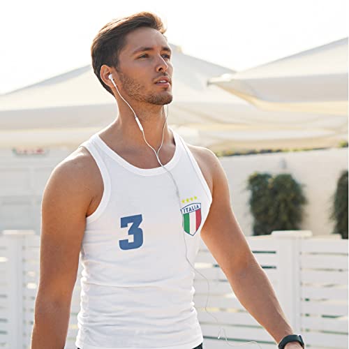 Lepni.me Canotta da Calcio Italia da Uomo | il Tuo...