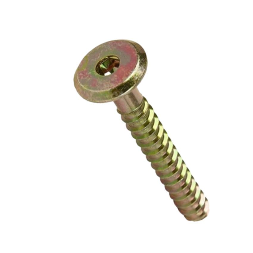 M6 Threaded Furniture Hex Allen Key Connecting Bolts Bunk Bed Cots 50mm to 100mm (4, 50mm)