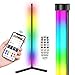 Produktbild LYMIUS Stehlampe LED Dimmbar, Eck Stehlampe RGB Farbwechsel mit App-Steuerung, Stehleuchte mit Musik Synchronisation für Wohnzimmer, Schlafzimmer, Fernsehen, Spielen -- 156cm Hoch