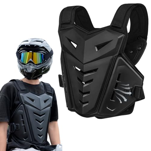 CUCUFA Chest Back Protector, Motorcycle Armor Vest, Sports Chest Back Spine Chest Protector Vest, Motorcycle Protective Gear, Bike Body Guard Vest, Motocross Dirt Bike Body Guard Vest - Thumbnail 7
