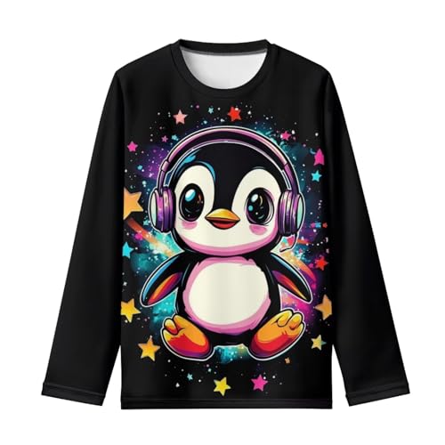 Shirts for Boys Kids Long Sleeve Tees Top Trendy Crewneck Fall T-Shirt School Clothes2