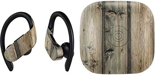 Skinit Decal Audio Skin Compatible with PowerBeats Pro - Natural Weathered Wood Design