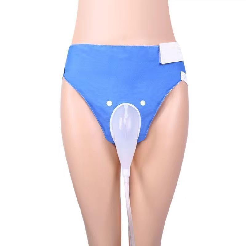 Reusable Urine Collectors for Men&Women – Portable Urine Drainage Bag & Incontinence Trousers | Leak-Proof Urinal System for Bedridden & Elderly Women (MISS BLUE)-image-24