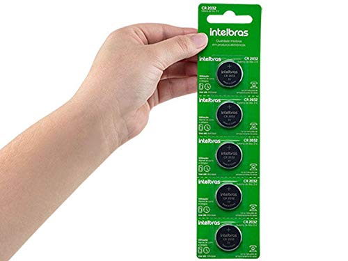 Bateria De Litio Intelbras Blister 5 Unidades Cr 2032