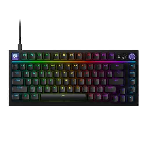 Logitech G316 X 75 Gaming Keyboard, Tactile Switches - Black - image 1