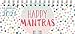Produktbild Mini-Tischkalender Happy Mantras 2021