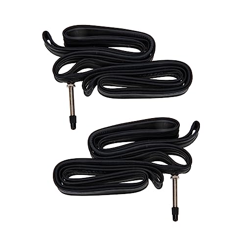 ibasenice 2 Piezas Cámara De Aire del Neumático Bicicleta De Carretera Cámaras De Aire para Bicicletas Reemplazo Resistente Tubo De Bicicleta De Goma Black Caucho