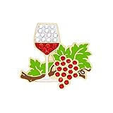 Navika Wine Anyone Swarovski Crystal Ball Marker with Hat Clip