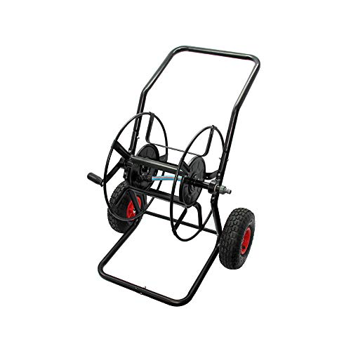 Large Garden Watering Cleaning Hose Car, Trolley Assembly Spray Hose Reel, Can Be Wound 3/4