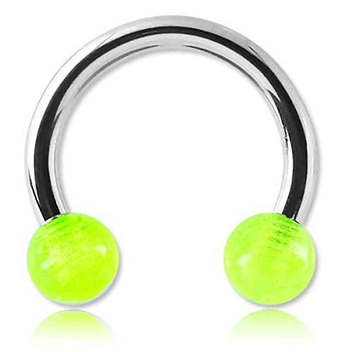 INOKI - Micro Bolas fosforescentes de Acero de Herradura - Verde Cover