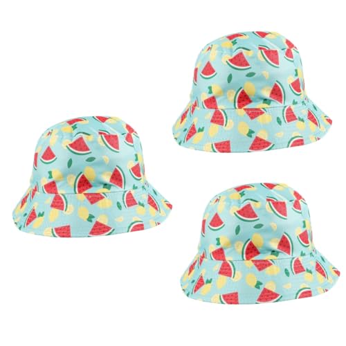 Chapeau de pecheur imprime pasteque Healeved lot de 3