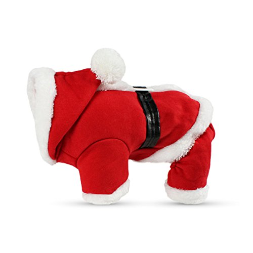 PETCUTE Traje Papa Noel para Perros caniches