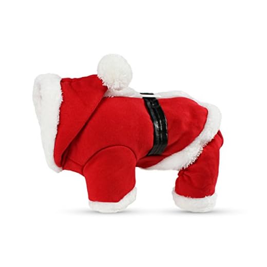 PETCUTE Traje Papa Noel para Perros caniches