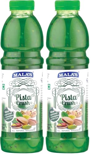 Image of Mala's, Pista Crush, 750 millilitre, Liquid (Pack of 2)