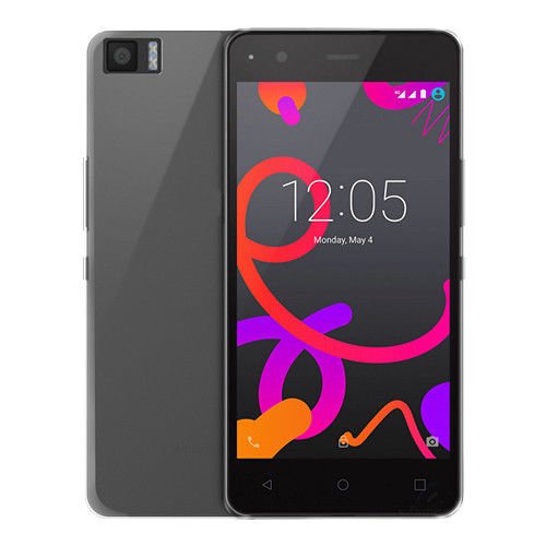 Mb Accesorios Funda Carcasa Gel Negra para BQ AQUARIS M5.5/M2017, Ultra Fina 0,33mm, Silicona TPU de Alta Resistencia y Flexibilidad