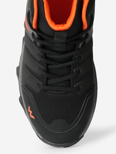 Image of Wildcraft mens 52064clivton 2 Bootblack orng Hiking Shoe