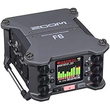Zoom F6 Professional Field Recorder/Mixer for Filmmakers & Musicians with 6 XLR Inputs, Pro Quality Preamps, 32-Bit Float, Timecode, Battery Power, with Wireless Control