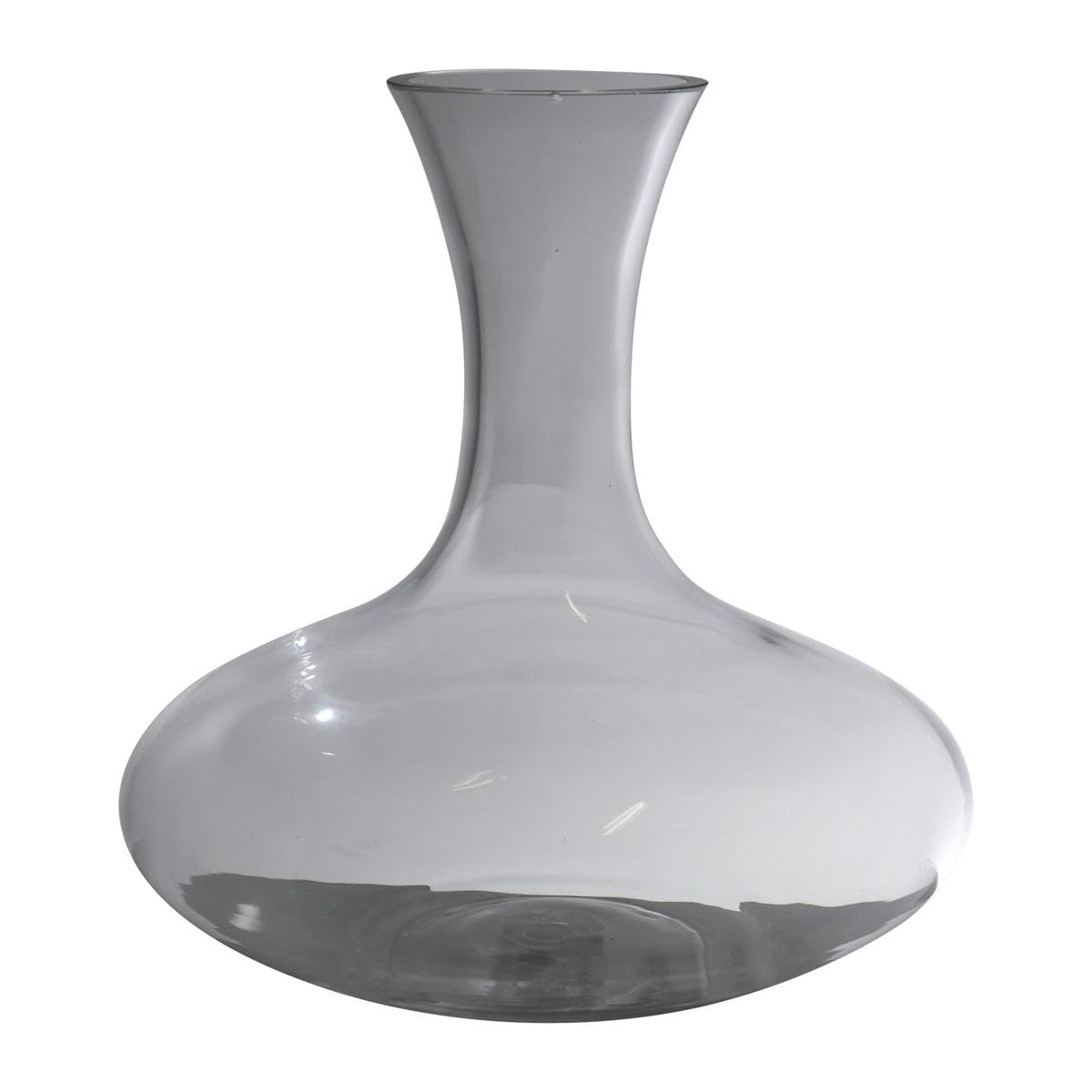 INNA-Glas Decantador Zelko de cristal, transparente, 24,5 cm, Ø 22 cm | Jarra decorativa de cristal