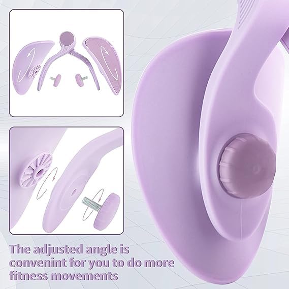MURTISIDDH Pelvic Floor Muscle Trainer with Screw - Pink | Targeted Leg Exercise at Home | Advanced Pelvic Floor Muscle Exerciser | Effective Pelvic Floor Exerciser to Tone Your Lower Body(Multicolor) 1
