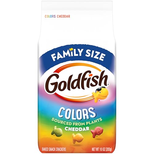 Image of Goldfish Colors Cheddar Cheese Crackers, 10 Oz Bag