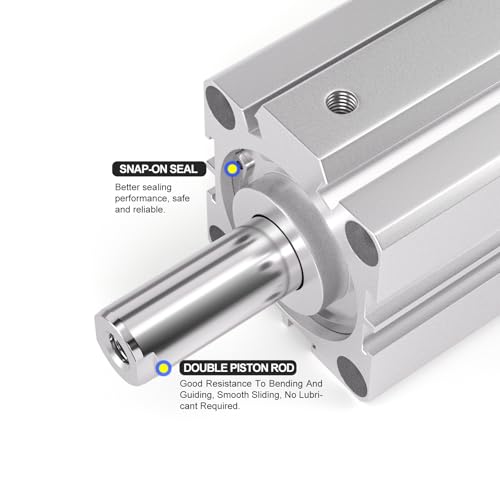 Cilindro neumático de 50 mm de diámetro y carrera corta compacto SDA50-50 7