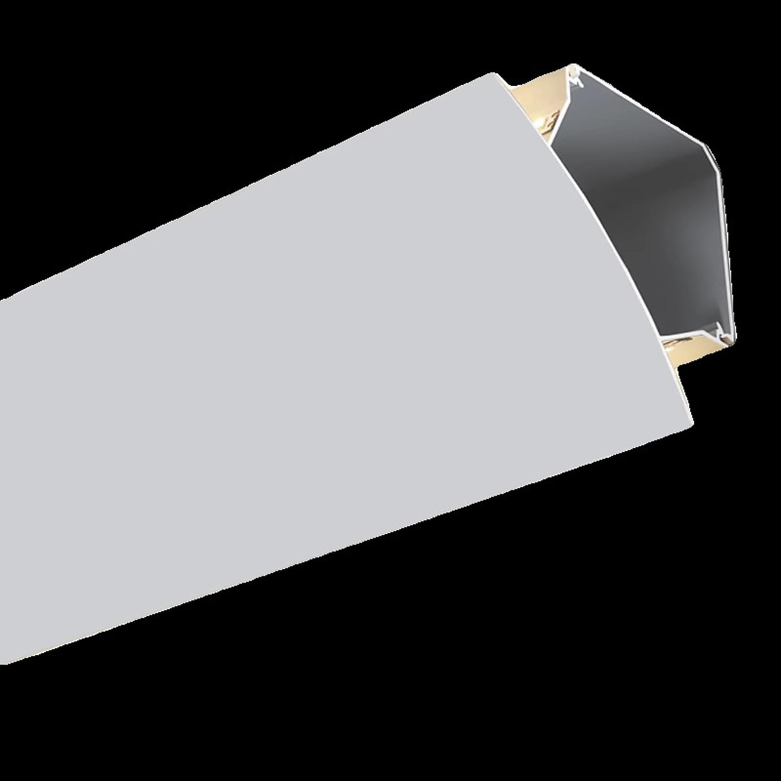 Canal de aluminio para tira LED que elimina reflejos molestos en techos y paredes