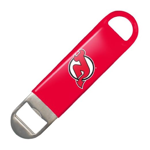 NHL New Jersey Devils Vinyl Covered Long Neck Bottle Opener