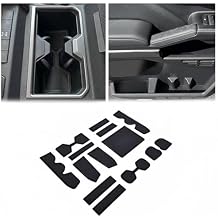 JDMCAR Liner Accessories Compatible with 2025 2026 Toyota 4Runner Accessories, Custom Non-Slip Anti Dust Cup Holder and Door Pocket Inserts Kit Black Trim - 14 PC Set
