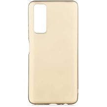 Zore Huawei ile uyumlu P Smart 2021 K l f Premier Silikon Kapak Gold