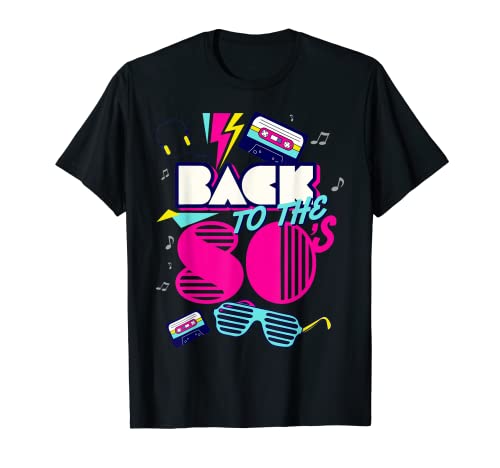Retour des années 80's male Tees Vintage Retro I Love 80's Graphic Design T-Shirt