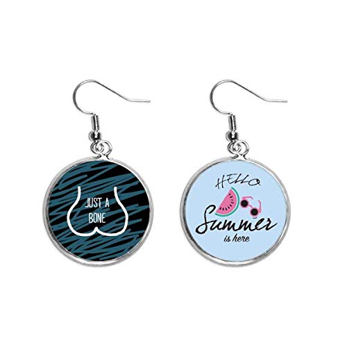 Pendientes de sandía azul ideales para lucir en la playa y terrazas de verano