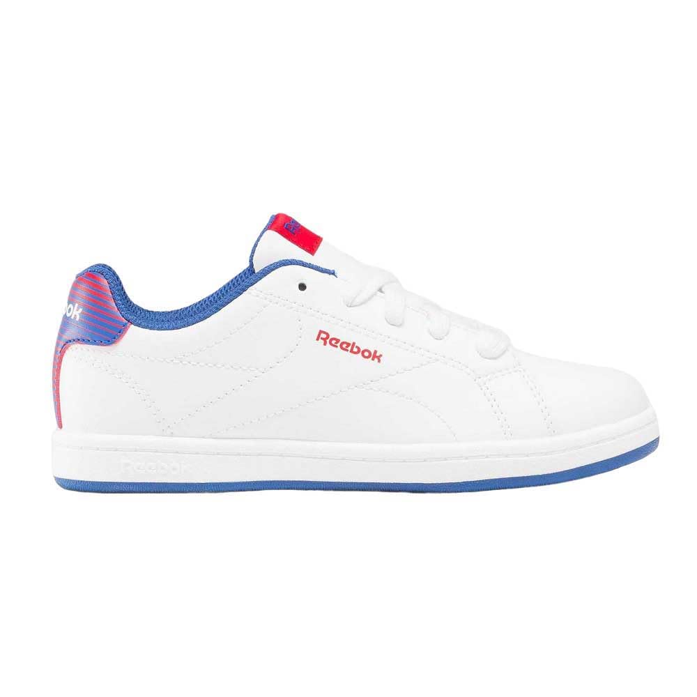 Reebok RBK Royal Complete CLN 2.0 White/BOUNDLESSBLUE/VECTORRED Male Tennis Shoes