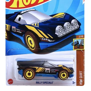 Image of hw Die-Cast 1:64 for Ages 3 and up (Rally Speciale | HW Dirt | Blue)