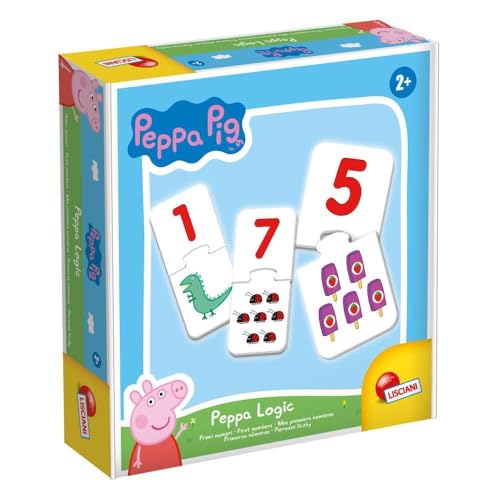 Liscianigiochi 95292 Juegos educativos - Peppa Pig - Baby Logic Numeros o Colores para niños de 1 á 4 años - Modelo Aleatorio