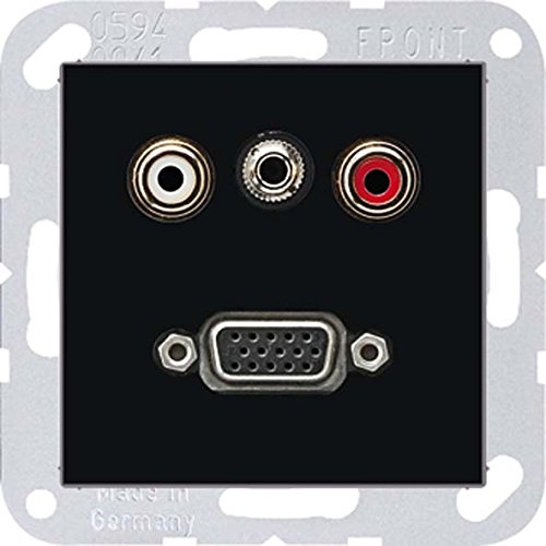 Jung MAA1072SW système de raccordement multimédia pour une transmission audio et vidéo sans perte
