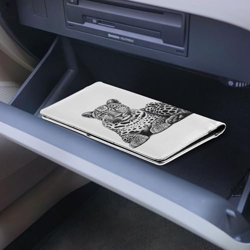 Organizador de carro Slim de cuero miniatura 7