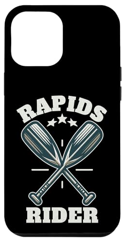 iPhone 15 Plus Retro Canoe Slalom Racer Canoe Paddles Mountain Water Sports Case